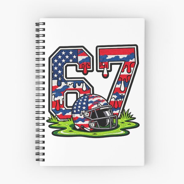 Item preview, 67 Funny Six Seven Patriotic Football American Flag designed and sold by ArtDesignTp.