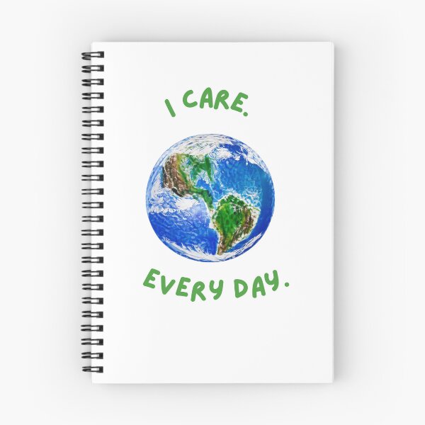 Item preview, I Care Every Day – Earth Graphic Art designed and sold by Julia N.