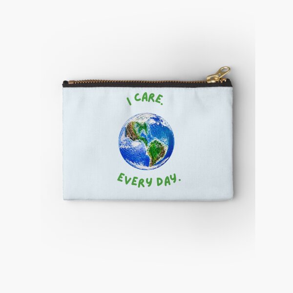 Item preview, I Care Every Day – Earth Graphic Art designed and sold by Julia N.