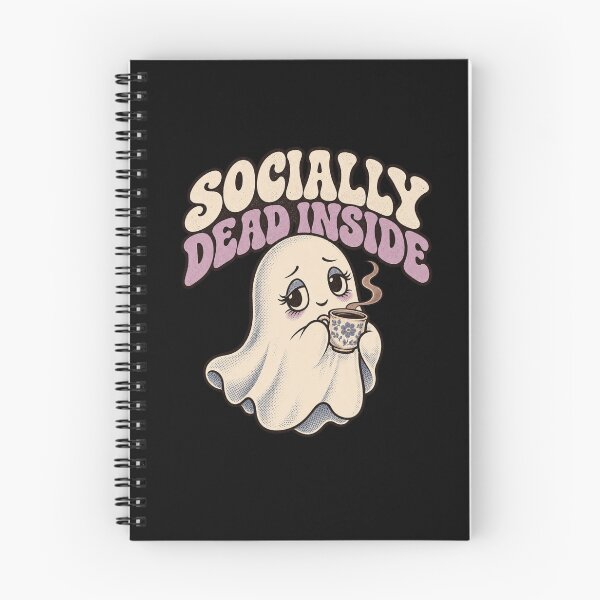 Item preview, Socially Dead Inside Cute Ghost designed and sold by erumi.