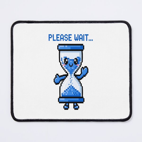 Item preview, Please Wait Funny Pixel Hourglass Retro 90s Software designed and sold by victorsuarez.