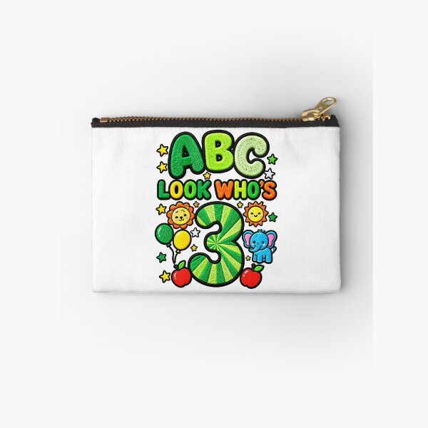 Item preview, ABC Look Who's 3 Funny Kids Alphabet 3rd Birthday designed and sold by ArtDesignTp.