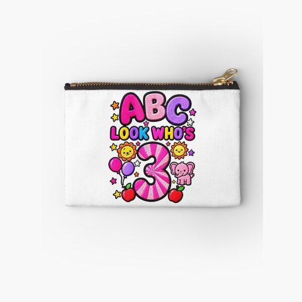 Item preview, ABC Look Who's 3 Cute Alphabet Toddler Birthday designed and sold by ArtDesignTp.
