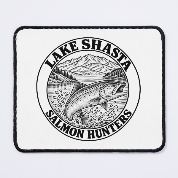 Item preview, Lake Shasta Salmon Hunters • California Fishing Emblem designed and sold by Tee Visions.