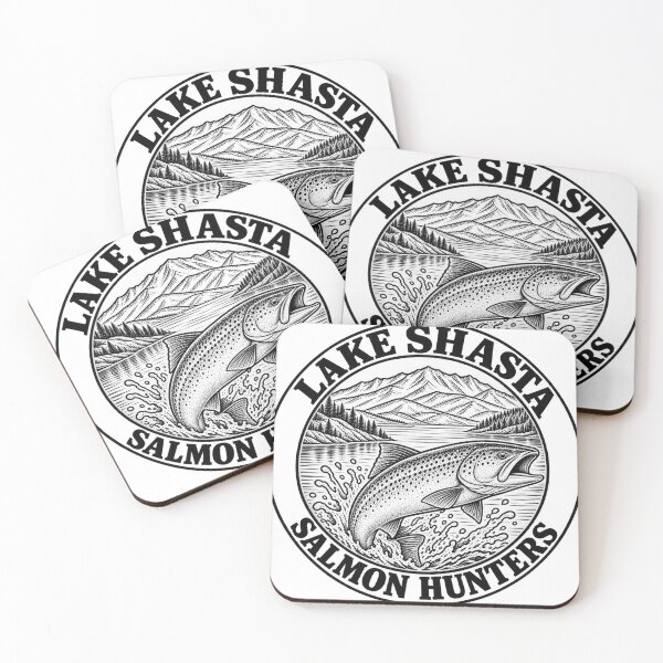 Item preview, Lake Shasta Salmon Hunters • California Fishing Emblem designed and sold by Tee Visions.
