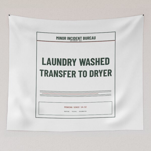 Item preview, Laundry Washed Transfer To Dryer Light | Funny Bureaucratic Incident Design designed and sold by MinorIncidentBureau.