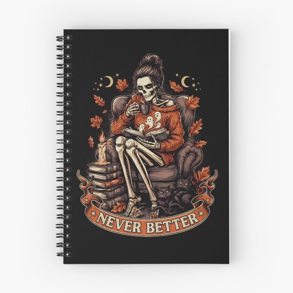 Item preview, Never Better Messy Bun Skeleton Halloween Coffee Lover designed and sold by Redgiant87x.