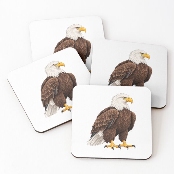 Item preview, American Bald Eagle Realistic Wildlife Patriotic Bird Lover Gift designed and sold by IRON WINGS /USAF.