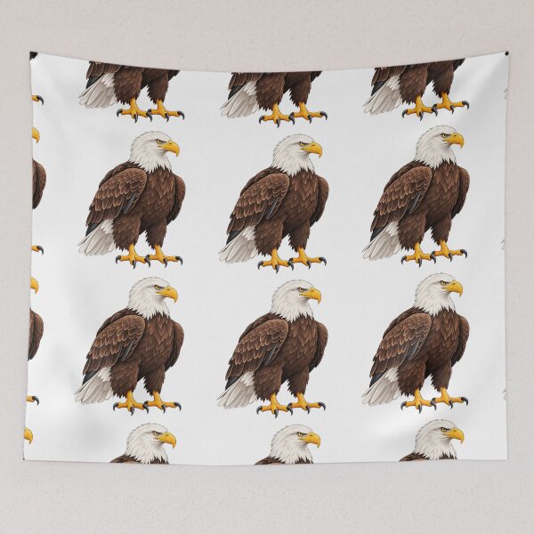 Item preview, American Bald Eagle Realistic Wildlife Patriotic Bird Lover Gift designed and sold by IRON WINGS /USAF.