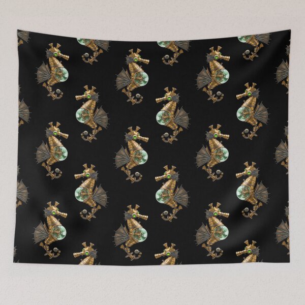 Item preview, Copper Mechanical Steampunk Seahorse designed and sold by Retro Art Factory.