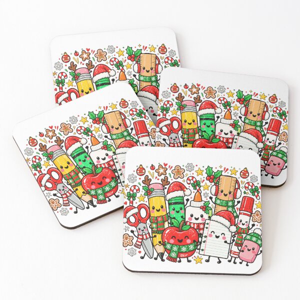 Item preview, Christmas School Supplies – Festive Teacher Holiday Art designed and sold by nouradesinger.