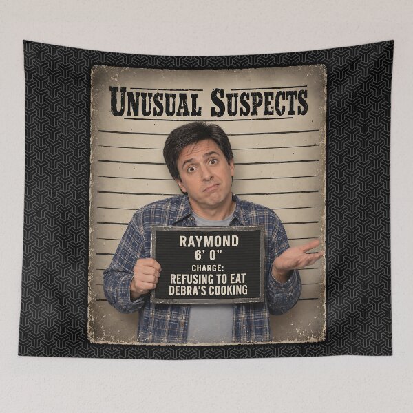 Item preview, Unusual Suspects "Raymond" designed and sold by TeeCodes.