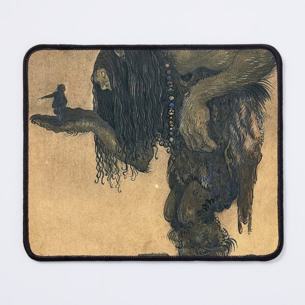 Item preview, The Giant Who Slept For Ten Thousand Years - John Bauer designed and sold by forgottenbeauty.