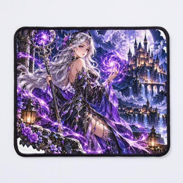Item preview, Moonlight Spellcaster Purple Magic Fantasy designed and sold by Mystic Wild Studio.