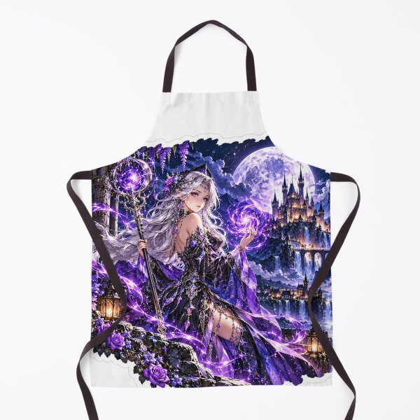 Item preview, Moonlight Spellcaster Purple Magic Fantasy designed and sold by Mystic Wild Studio.