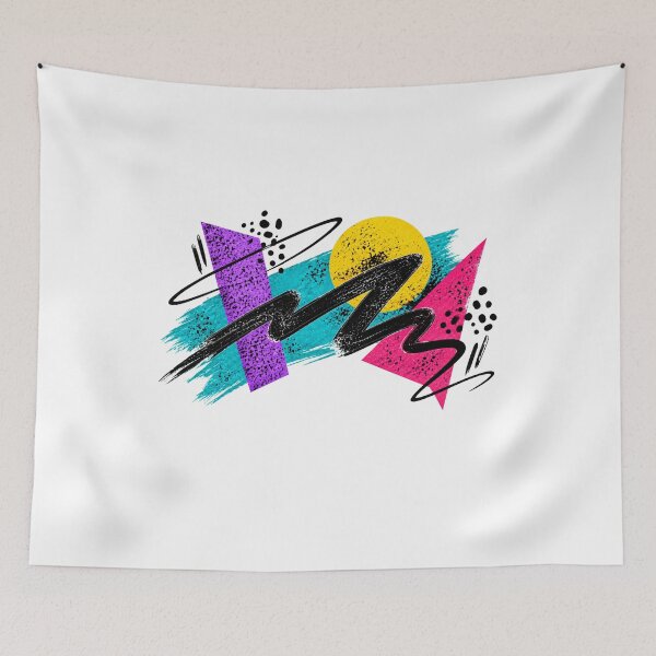 Item preview, Time Machine – 1991 Abstract Energy | Vintage 90s Geometric Art designed and sold by Vibe04.