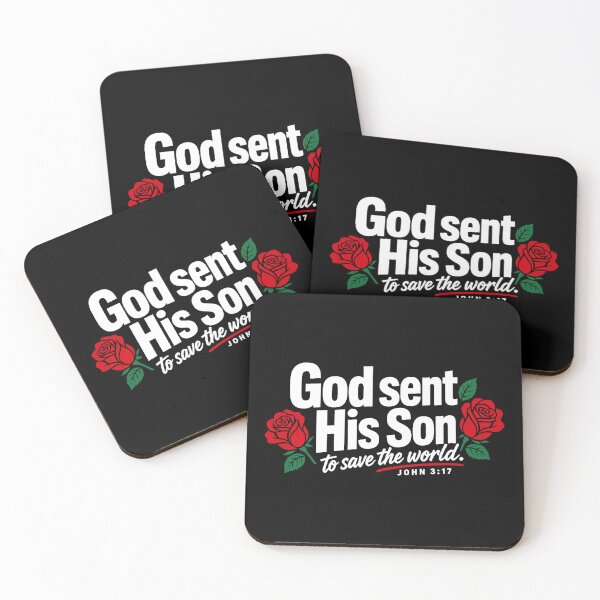 Item preview, John 3:17 God Sent His Son To Save The World designed and sold by plushism.