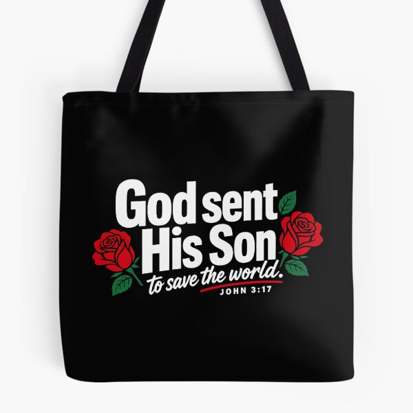 Item preview, John 3:17 God Sent His Son To Save The World designed and sold by plushism.