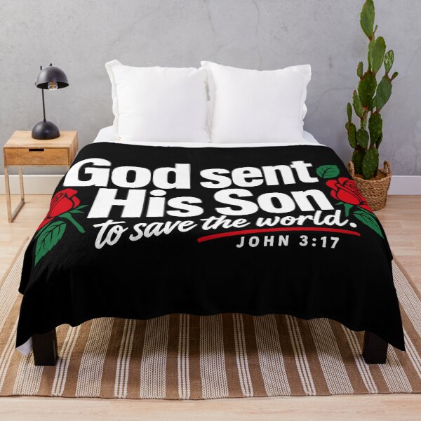 Item preview, John 3:17 God Sent His Son To Save The World designed and sold by plushism.