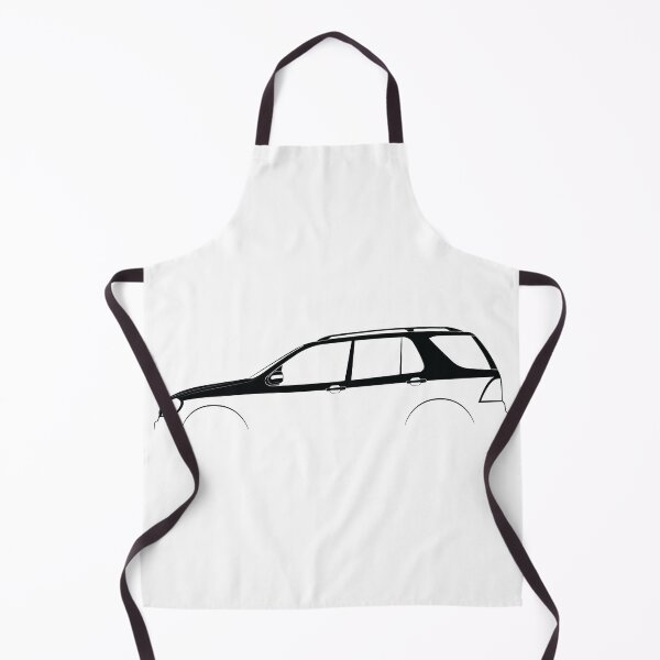 Item preview, Clase M (W163) (Blanco) designed and sold by Car Silhouettes.