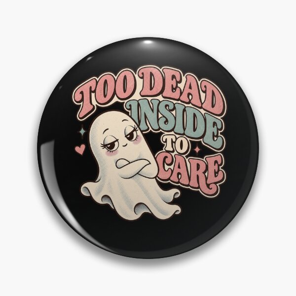 Item preview, Too Dead Inside Cute Ghost designed and sold by erumi.