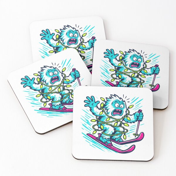 Item preview, Yeti goes skiing designed and sold by Phanteom.