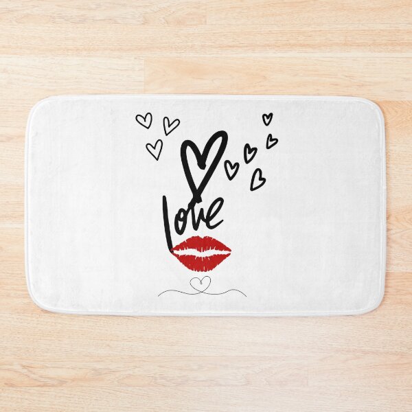 Item preview, Love Lips — Red Lips & Heart designed and sold by MusikalTales.