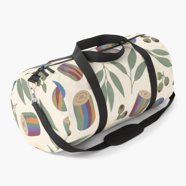 Item preview, Rainbow Eucalyptus Tree Pattern | Multicolored Bark, Eucalyptus Leaves and Gum Nut Blossoms designed and sold by StickyGuys.