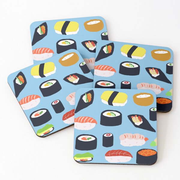 Item preview, Cute Sushi Delicious Japanese Food designed and sold by Designs by Sara Felton.