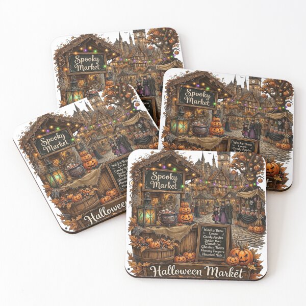 Item preview, Halloween Festival Spooky Pumpkin Market designed and sold by aliyeus.