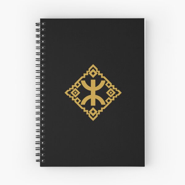 Item preview, Amazigh Yaz Symbol Gold Geometric Emblem designed and sold by The Abstract Vision.