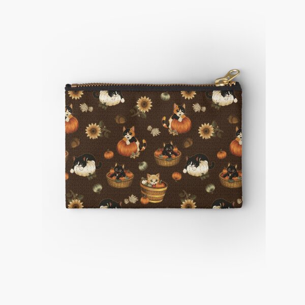 Item preview, Harvest Kittens – Cozy Autumn Cats & Pumpkins designed and sold by DerpCatSketches.