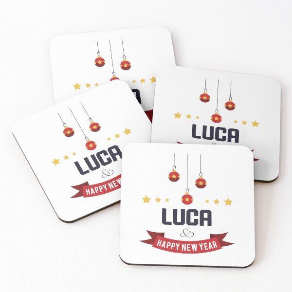 Item preview, Luca Funny Personalized Christmas Name – Cool Custom Holiday Gift for Men and Boys designed and sold by Oussinc.