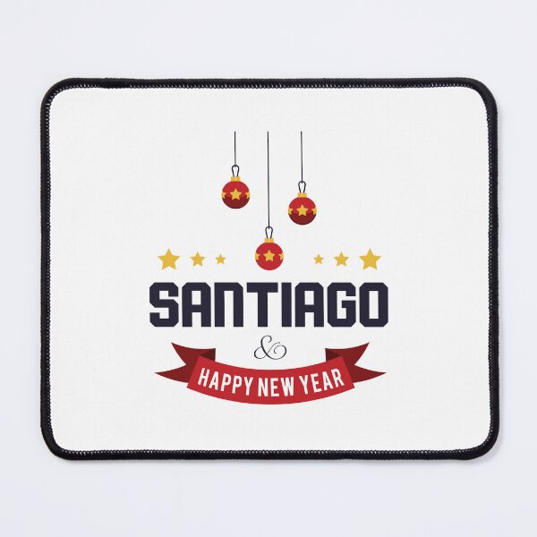 Item preview, Santiago Funny Personalized Christmas Name – Cool Custom Holiday Gift for Men and Boys designed and sold by Oussinc.