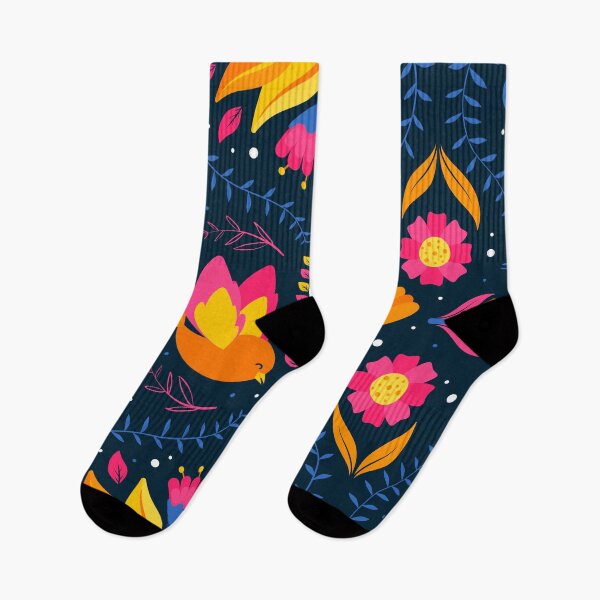 Item preview, Mexican Folk Art Floral Pattern Birds Flowers designed and sold by samaroMX.
