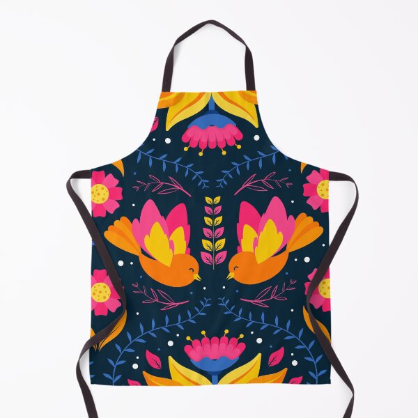 Item preview, Mexican Folk Art Floral Pattern Birds Flowers designed and sold by samaroMX.