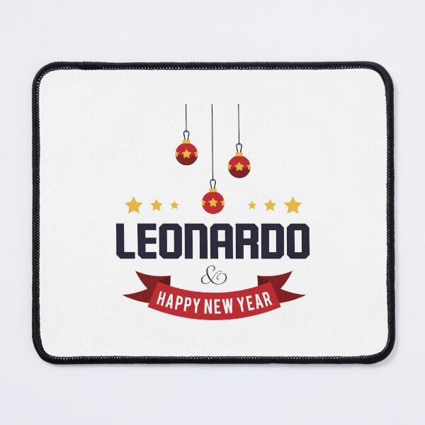 Item preview, Leonardo Funny Personalized Christmas Name – Cool Custom Holiday Gift for Men and Boys designed and sold by Oussinc.