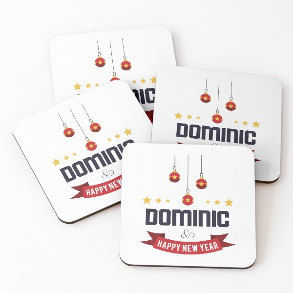 Item preview, Dominic Funny Personalized Christmas Name – Cool Custom Holiday Gift for Men and Boys designed and sold by Oussinc.