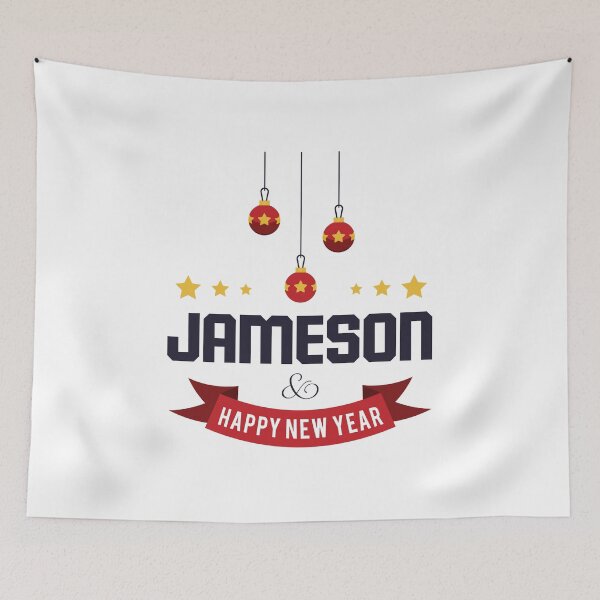 Item preview, Jameson Funny Personalized Christmas Name – Cool Custom Holiday Gift for Men and Boys designed and sold by Oussinc.