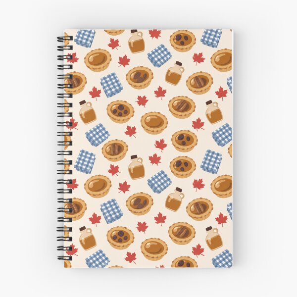 Item preview, Butter Tart Canadian Bakery Pattern | Raisin and Pecan Butter Tarts, Maple Leaves and Maple Syrup designed and sold by StickyGuys.