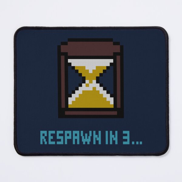 Item preview, Pixel Hourglass Respawn in 3 Seconds Retro Gaming designed and sold by FlatstudioArt.