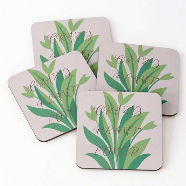 Item preview, Crazy plant lover botanical green leaves designed and sold by LenaRus.