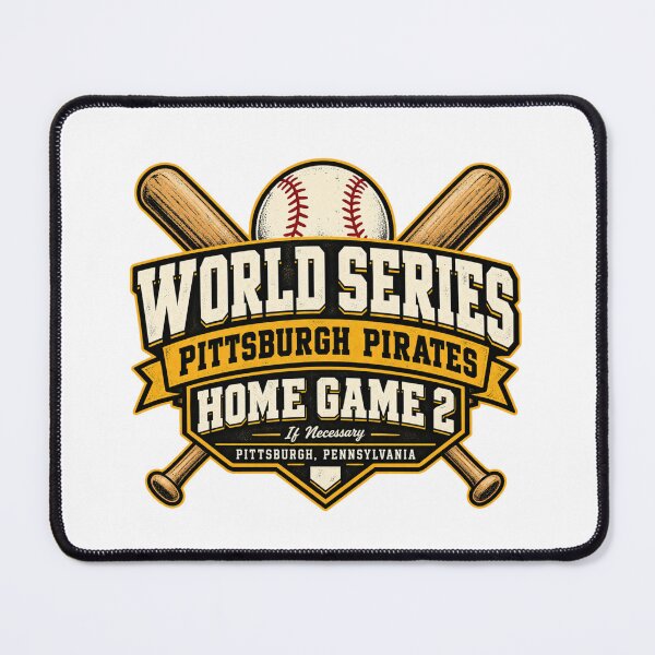 Item preview, Pittsburgh Baseball Championship Home Game Crossed Bats Fan Gift designed and sold by IRON WINGS /USAF.
