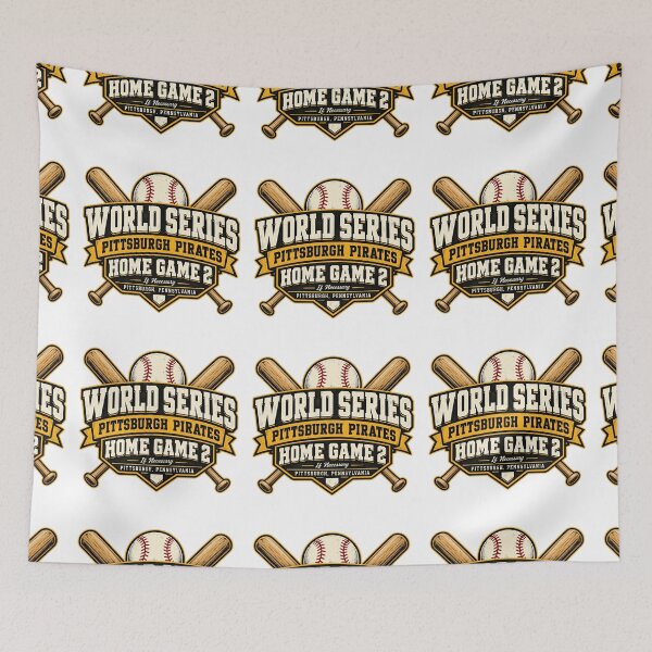 Item preview, Pittsburgh Baseball Championship Home Game Crossed Bats Fan Gift designed and sold by IRON WINGS /USAF.
