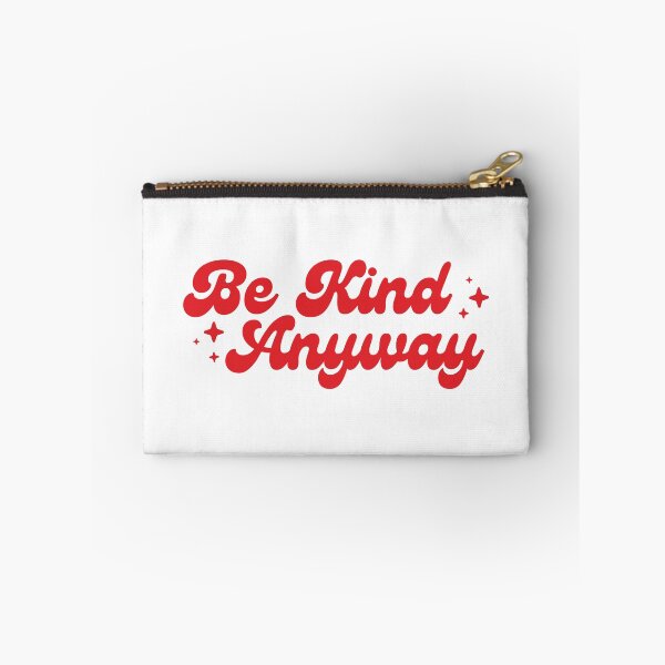Item preview, Be Kind Anyway Red Script Typography Positive Quote designed and sold by FemmePod.