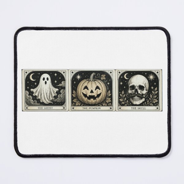Item preview, A Ghost, a Pumpkin, a Skull Tarot Style designed and sold by 3rdBirdInk.