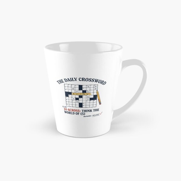 Item preview, Vintage The Daily Crossword Adore Think The World Of Clue    designed and sold by Designart68.