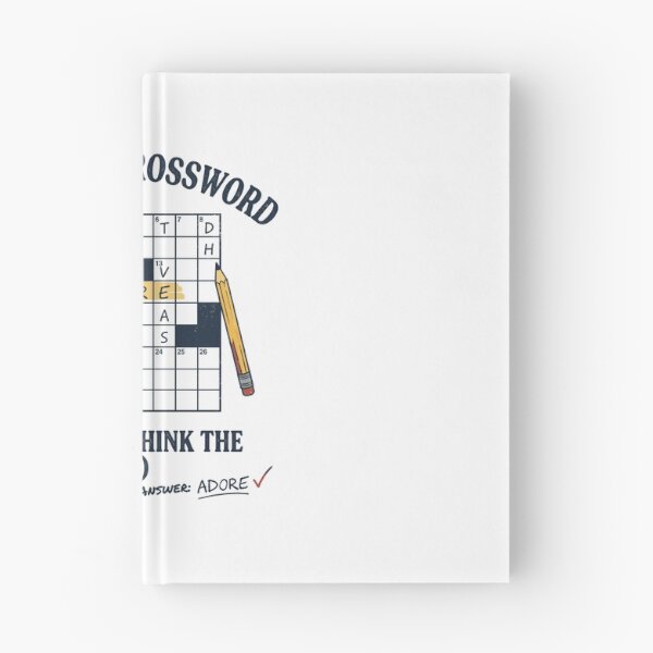 Item preview, Vintage The Daily Crossword Adore Think The World Of Clue    designed and sold by Designart68.