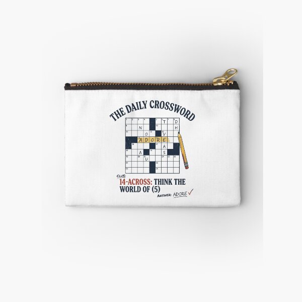 Item preview, Vintage The Daily Crossword Adore Think The World Of Clue    designed and sold by Designart68.