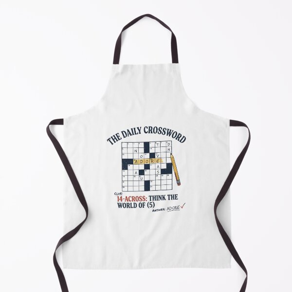 Item preview, Vintage The Daily Crossword Adore Think The World Of Clue designed and sold by Designart68.